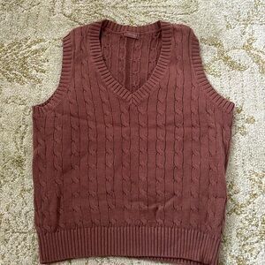 Brown John Galt Sweater Vest